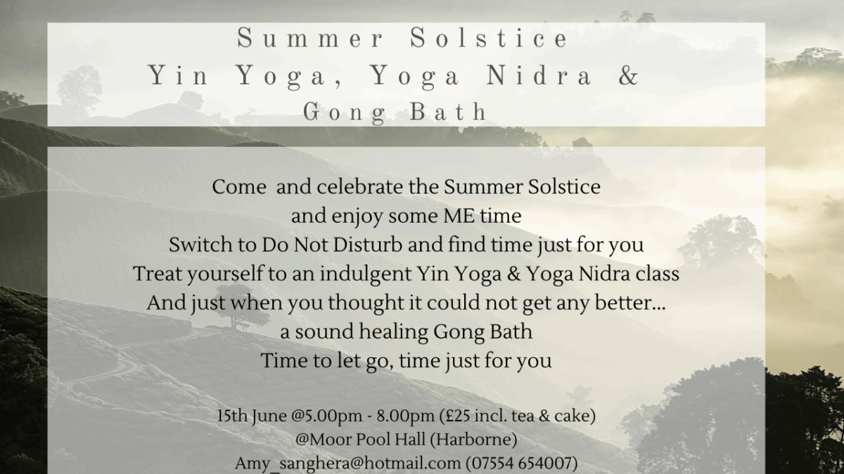 Yin yoga June 2025