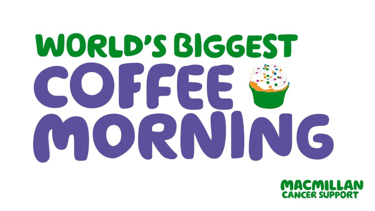 Macmillan Coffee Morning banner