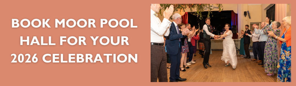 homepage banner - book Moor Pool Hall