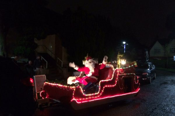 Santa-in-moor-pool